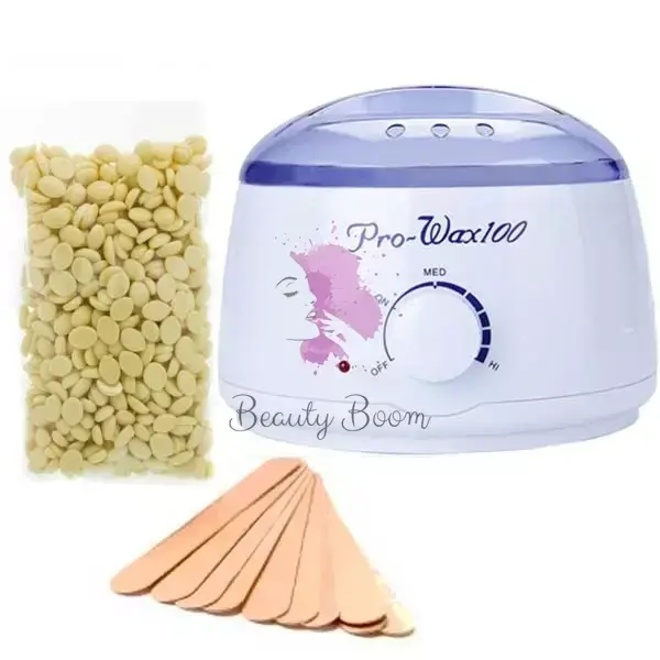 

Набор для депиляции воскоплав, шпатели и 1 кг воска (хватает на 15-30 процедур)