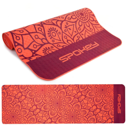 

Коврик для йоги и фитнеса Spokey Mandala Коралловый