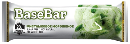 

Протеиновый батончик BaseBar Фисташковое Мороженое (60 грамм)
