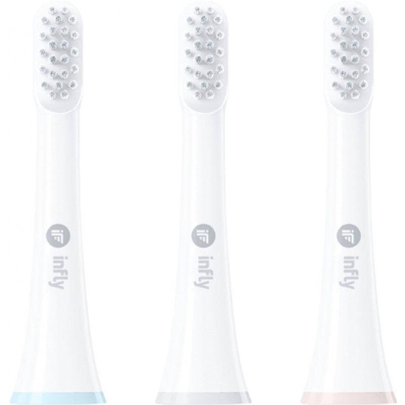 

Насадки для электрической зубной щетки inFly Toothbrush Head for PT01 White 3 шт
