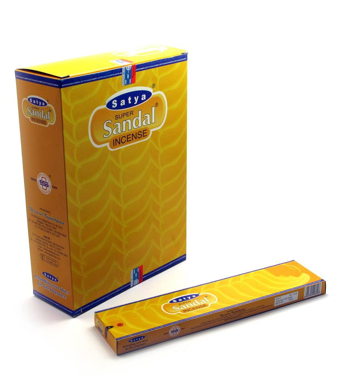 

Благовония натуральные Super Sandal 18 г Satya Индия