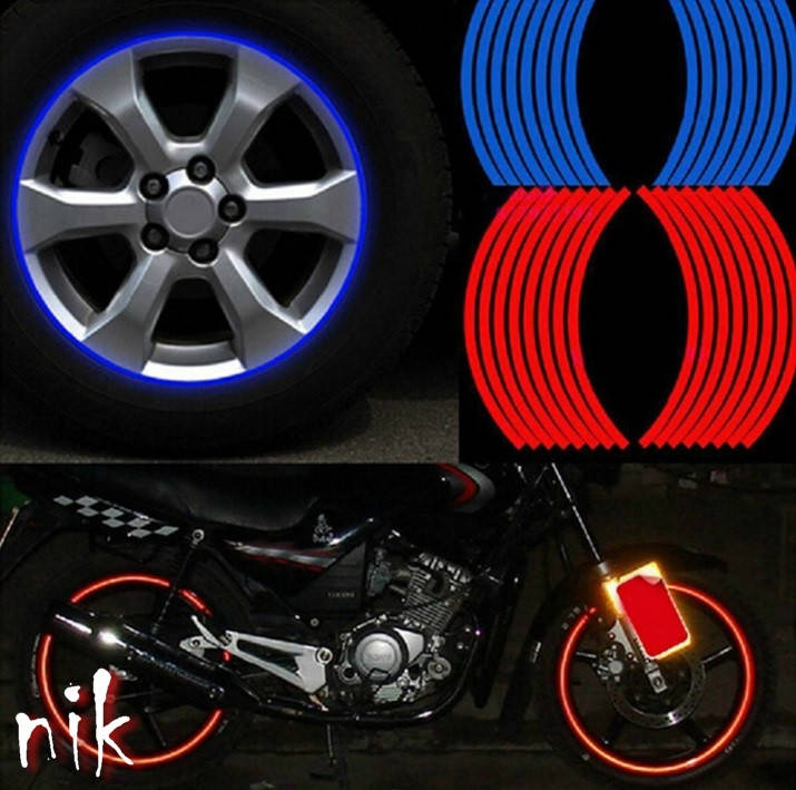 

Лента на обод колеса автомобиля, мотоцыкл, велосипед, светоотражающая