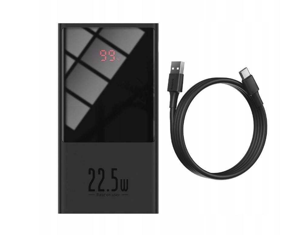 

Портативний зарядний пристрій Baseus Super Mini PPMN-B01 SCP QC3.0 PD 20000mAh 22.5W