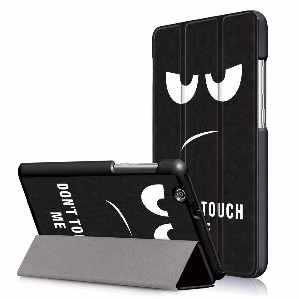 

Чехол HUAWEI MediaPad T3 7.0 3g bg2-u01 Print Don't touch my tab, Разные цвета