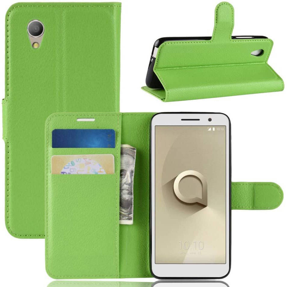 

Чехол-книжка Litchie Wallet для Alcatel 1 (5033D) Green, Салатовый