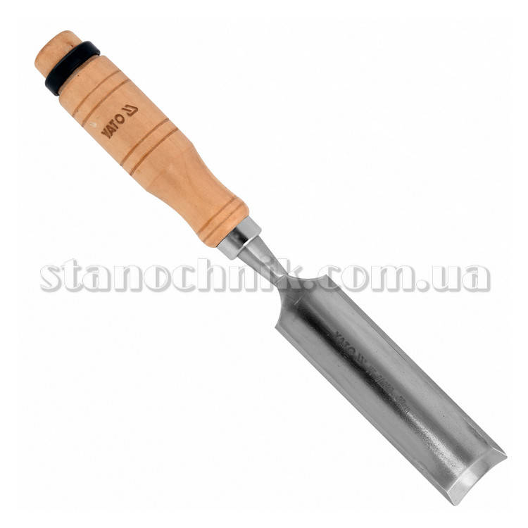 

Стамеска по дереву полукруглая 32 мм L=250 мм YATO (YT-62827)