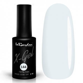 

Гель лак INGARDEN X-GEL (молочно-голубой, цвет капели) № 144, 8 мл