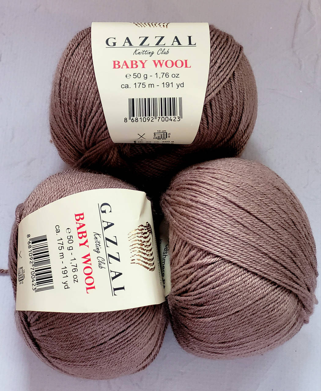 

Gazzal Baby Wool №835