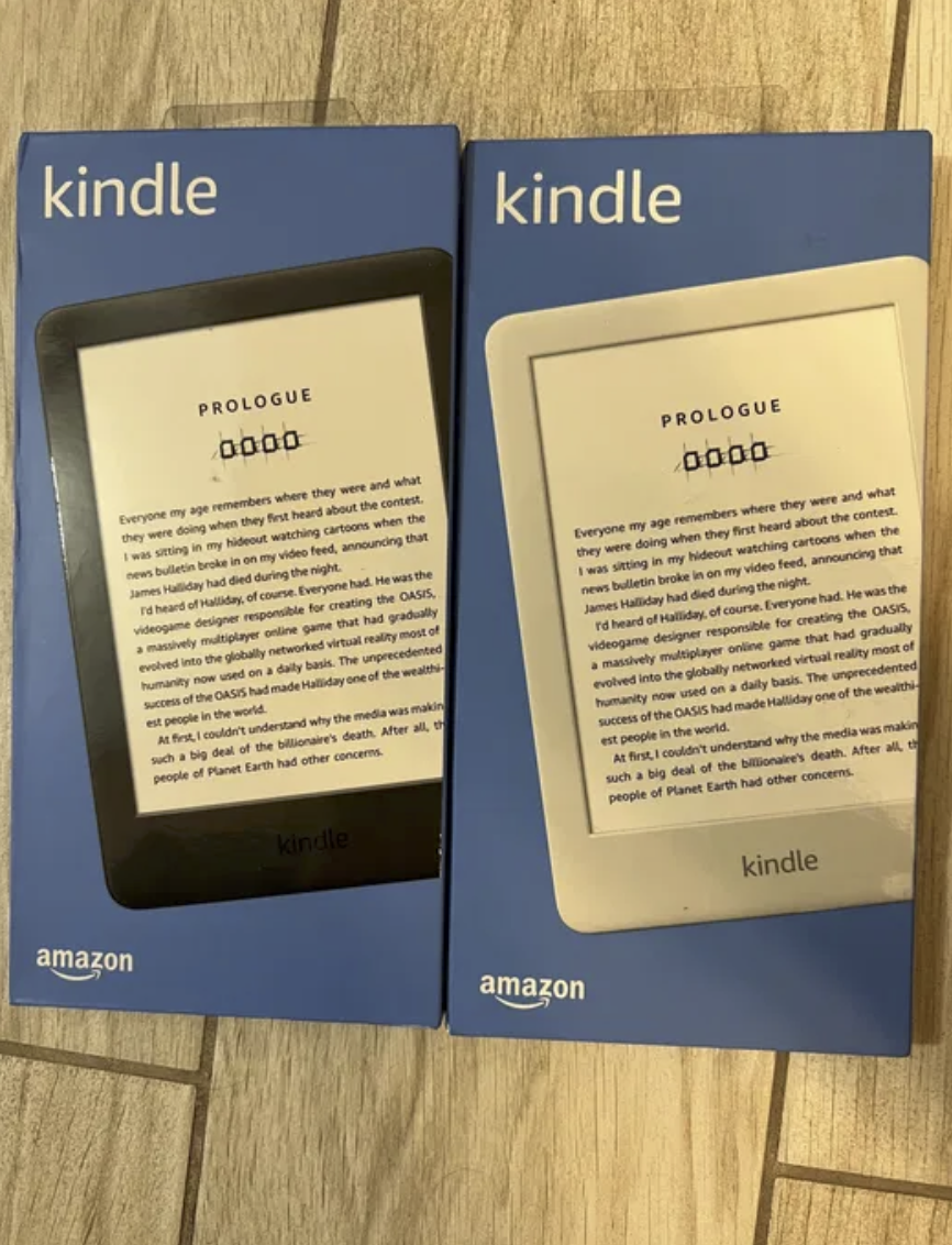 

Kindle 2022. 10 поколение. Новый. Запечатан. Черный. Белый. Гарантия