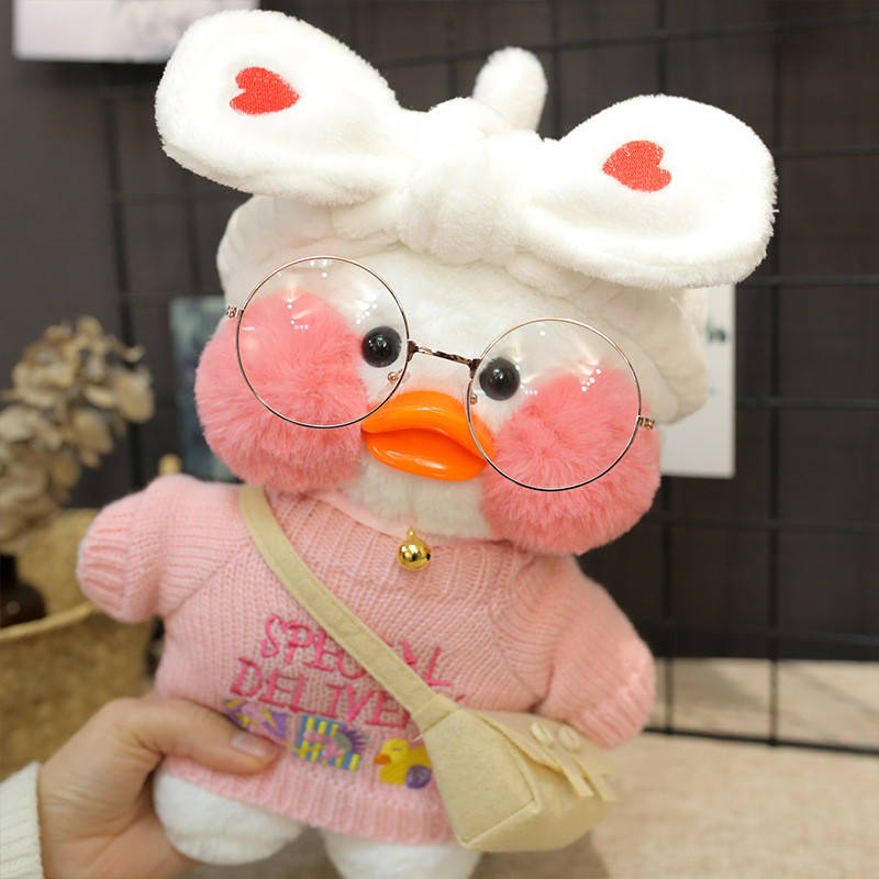

Оригинальная Уточка Лалафанфан Cafe Mimi (Lalafanfan), утка мягкая игрушка (l_10464)