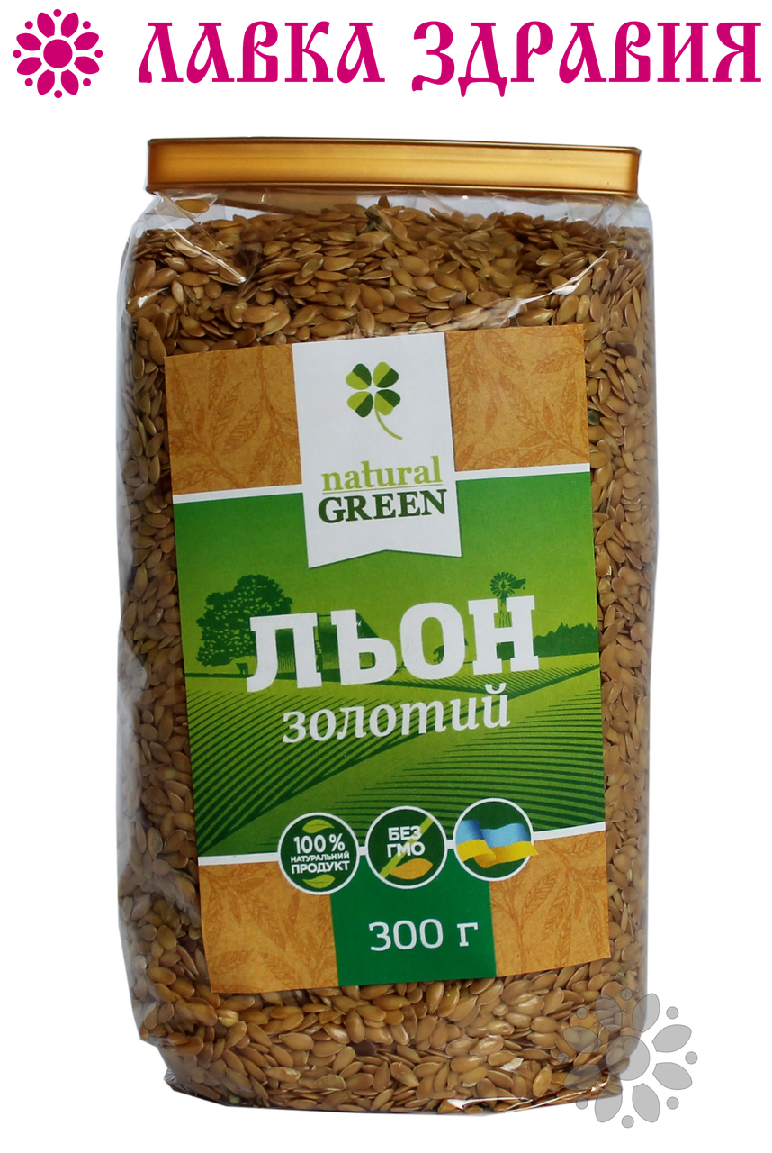 

Семена золотого льна, 300 г, Natural Green