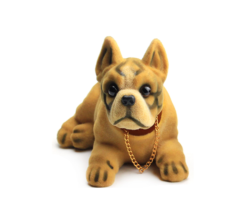 

Собака на торпеду в авто с кивающей головой AIWA порода Шердог 02379