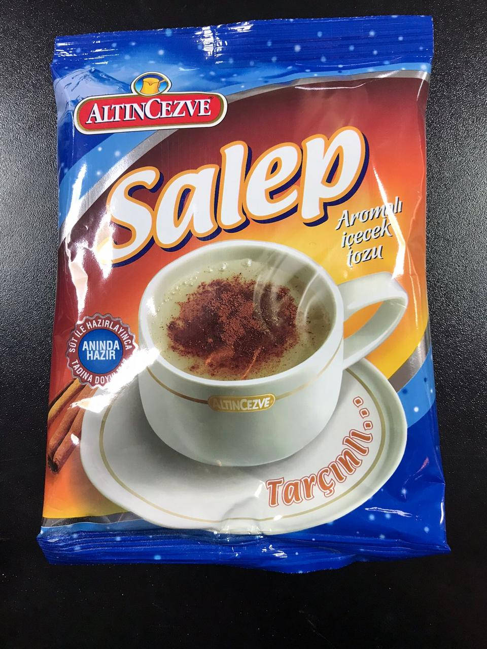

Салеп, сахляб-молочний горячий напиток с корицией 300г. ALTINCEZVE