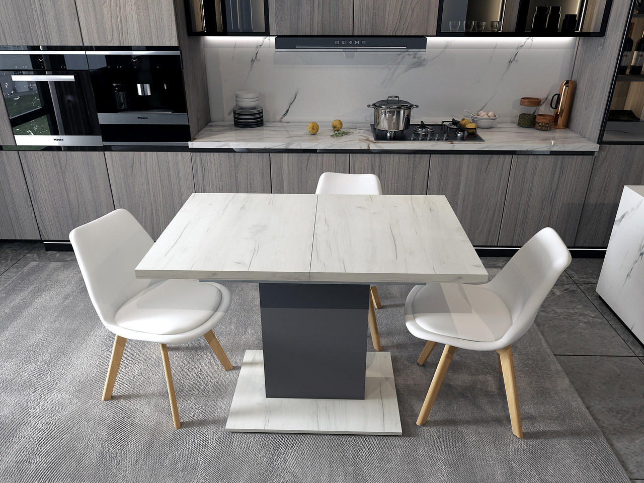 Стілець Doros Бін Білий 49х43х84 (84110001) 10