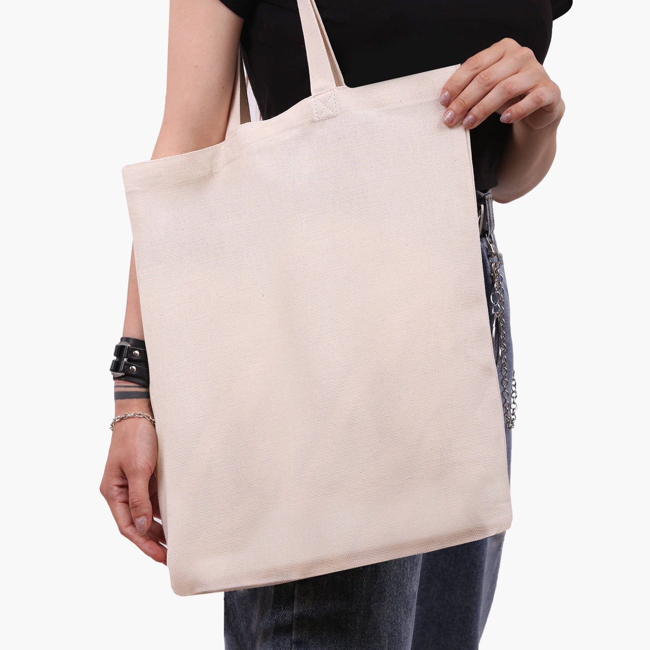 

Эко сумка шоппер Без принта (No print) (9227-1094-WT1) 41*35 см, Белый