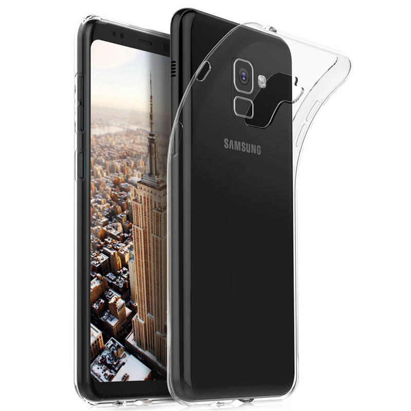 

Ультратонкий 0,3 мм чехол для Samsung Galaxy A8 Plus (2018) прозрачный
