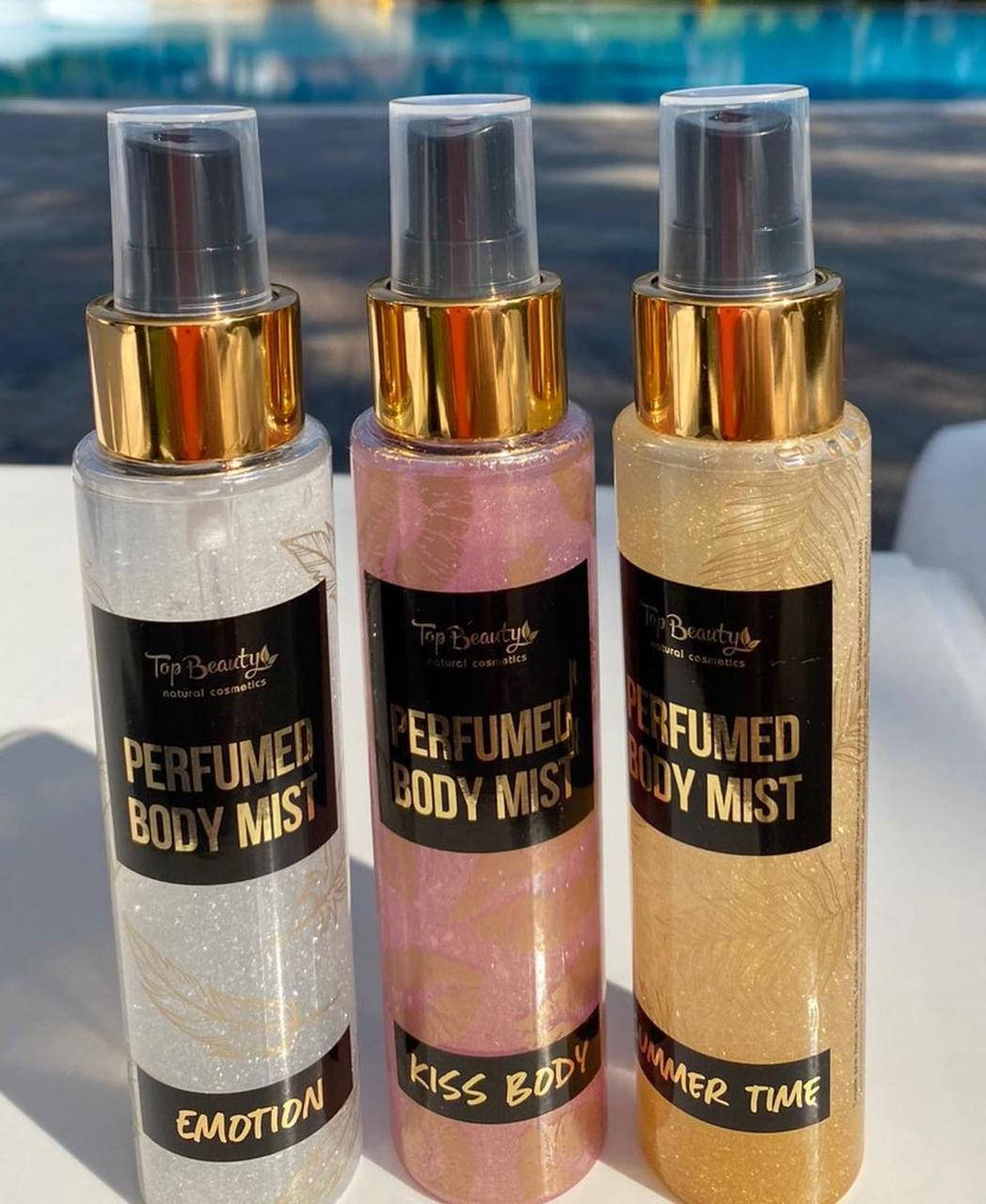 

Спрей-міст для тіла з шиммером Top Beauty Perfumed body mist 100 мл (ОПТ)
