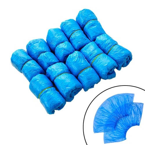 

Бахилы медицинские 50пар одноразовые 3г синие, Синий