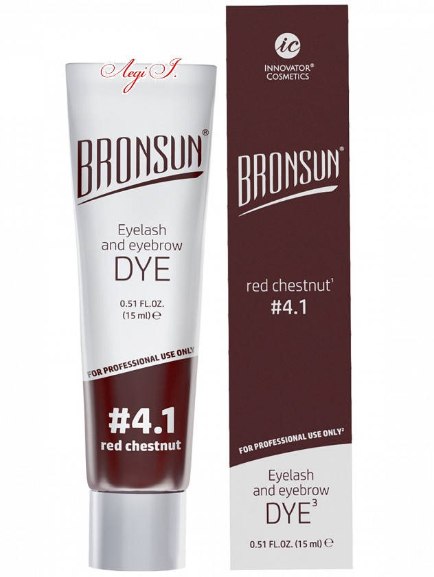 

Краска для бровей и ресниц BRONSUN. тон Медный Каштан. 15мл