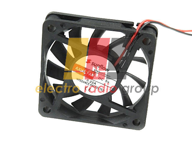 

Вентилятор MX-6015 12V 2 провода 60 x 60 x 15 mm, 0.18A
