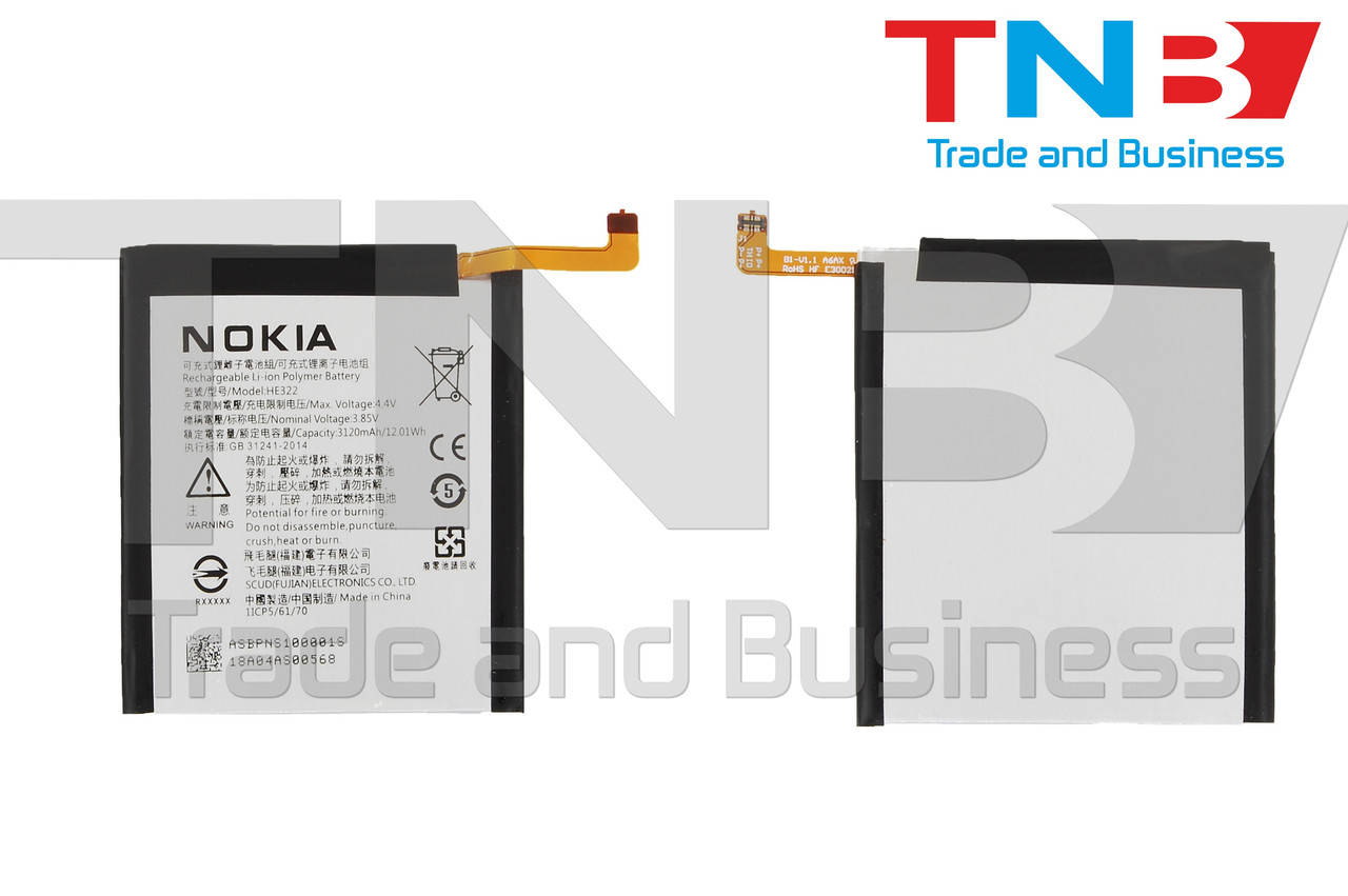 

Батарея NOKIA HE330 Li-Polymer 3.85V 3120mAh ОРИГИНАЛ