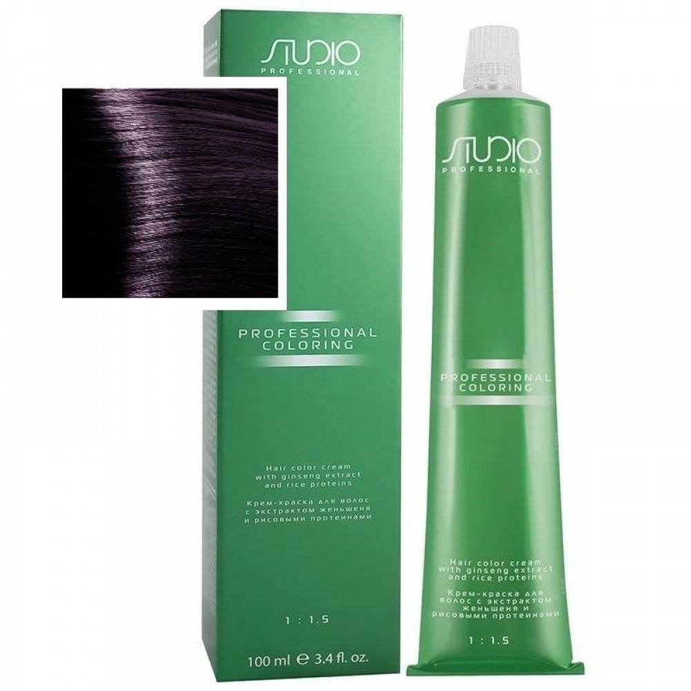 

Крем-Краска Для Волос KAPOUS Studio 4.20 Фиолетово-Коричневый, 100 Мл