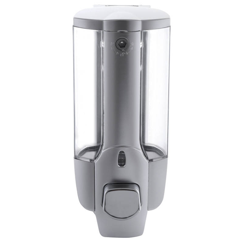 

Дозатор для жидкого мыла настенный серый ZERIX LR407 (ZX2718)