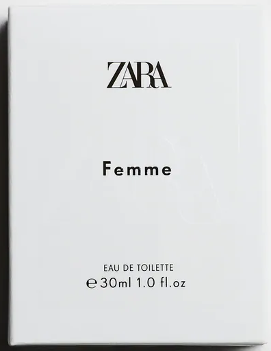 

ZARA Femme EDT 30 ml туалетная вода женская (оригинал подлинник Испания)