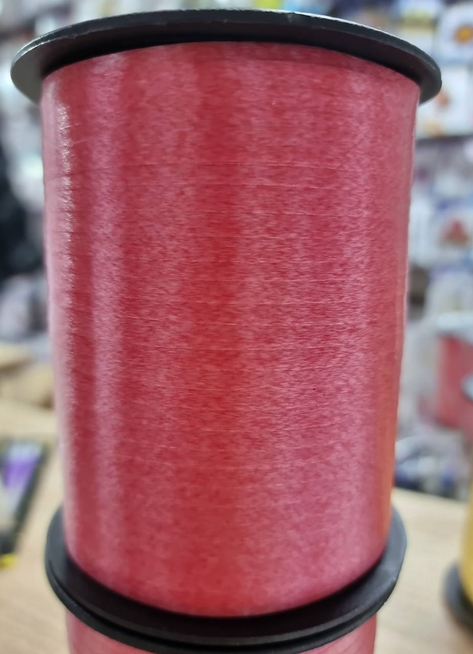 

Лента для шаров красная, 5мм*300м, Разные цвета