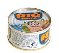 

Тунец в собственном соку Rio Mare Tonno Al Naturale, 80г. (консерва)