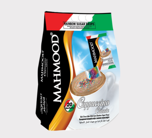 

Капучино с Радужное сахарное драже