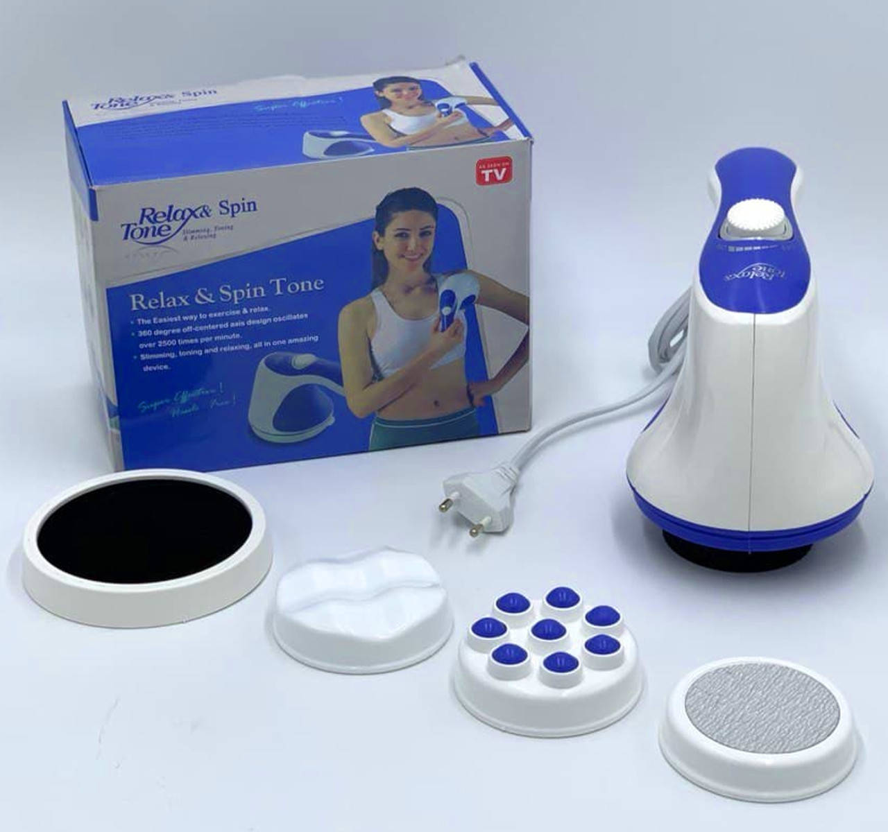 

Электрический массажер для тела RELAX AND SPIN TONE, Фиолетовый