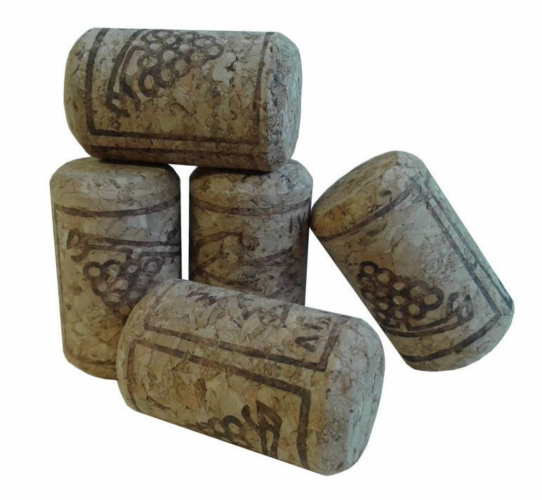 

Пробка агломерированная, цилиндрическая, тёмная 38/23 мм, 50шт.