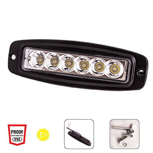 

Фара рабочего света WLP-18RT5 SPOT 6Led*3W (185*59*35)/10-30V/18W/6000K (WLP-18RT5)