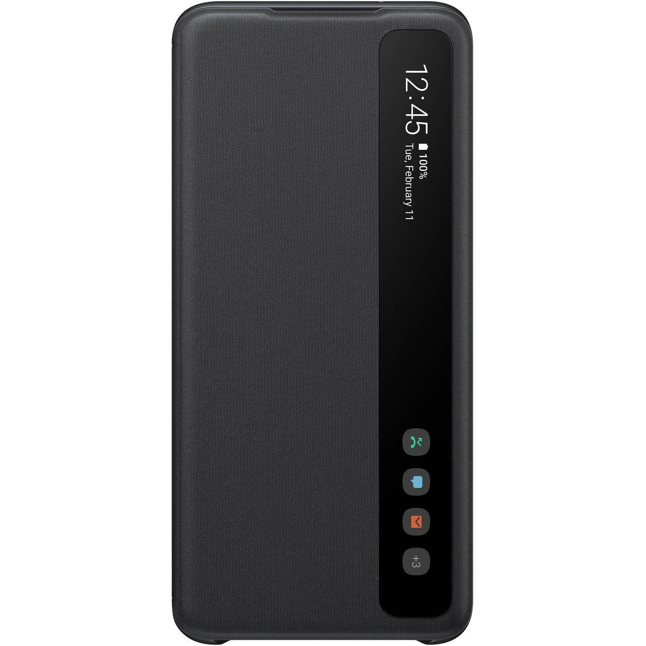 

Оригинальный Чехол Clear View Cover Black для Samsung Galaxy S20 Ultra SM-G988, Черный