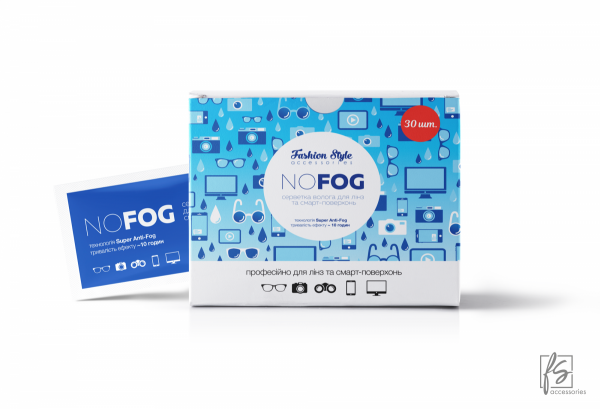 

Влажные салфетки для линз (оптики) NO FOG 30 шт. в упаковк