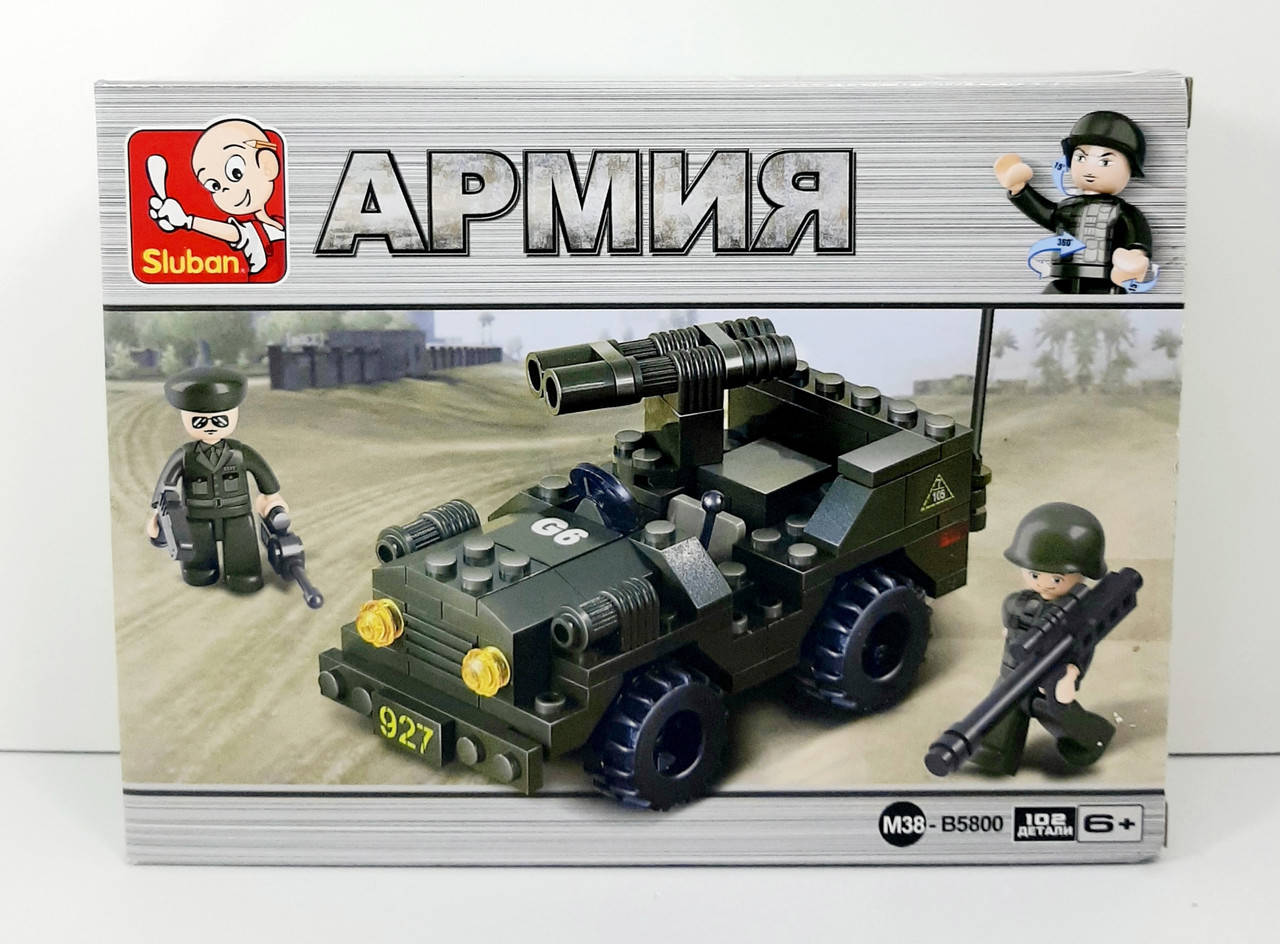 

Конструктор SLUBAN M38-B5800 "Армия" 102 дет.