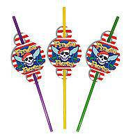 

Коктейльные трубочки Пираты 8 шт