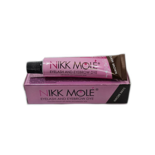 

Краска для бровей и ресниц Nikk Mole, тон Темно-коричневый / Dark brown