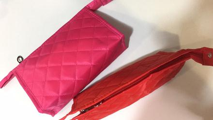 

Косметичка стеганная микс цветов модель №1