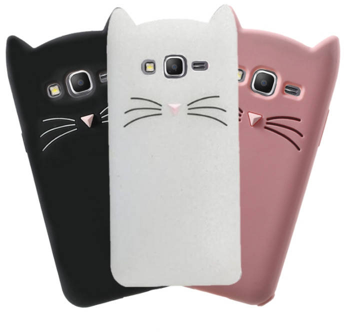 

3D Чехол для Samsung Galaxy J5/J500 (2015) Котик с ушками и усиками, Разные цвета