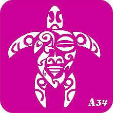 

Трафарет Черепаха для био-тату хной, блеск тату Boni Kasel № А34