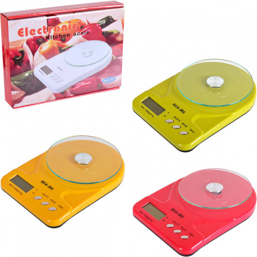 

Весы кухонные электронные 7кг, платформа стекло D15см, 24,5*16,5см Х2-130