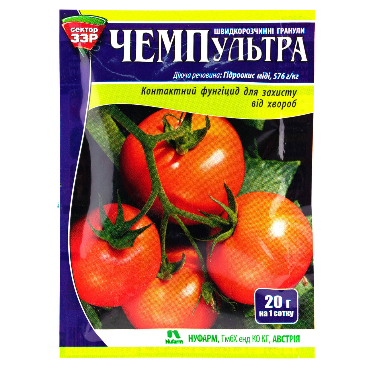 

Фунгицид Чемп ультра в.г 20 г