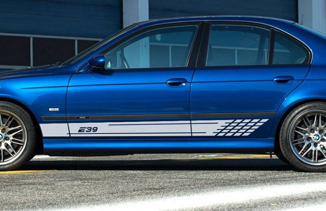 

Полосы на авто 3D TUNING STUDIO БМВ Е39 1850х120х0.15мм=2штуки, Черный