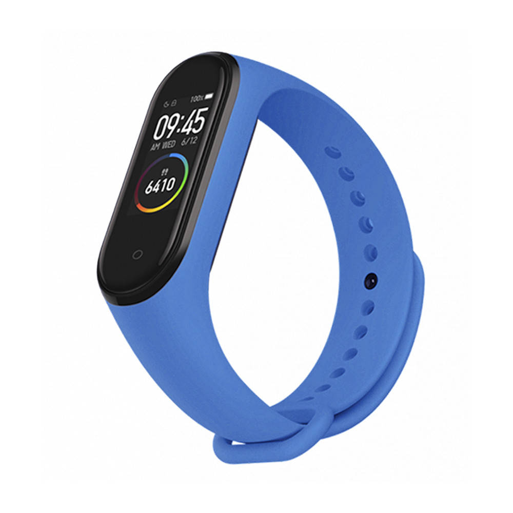 

Ремешок к браслету Mi Band 4 3 силиконовый Український Сіний