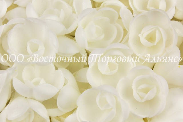 

Вафельные цветы «Розы малые белые» - 1 шт.