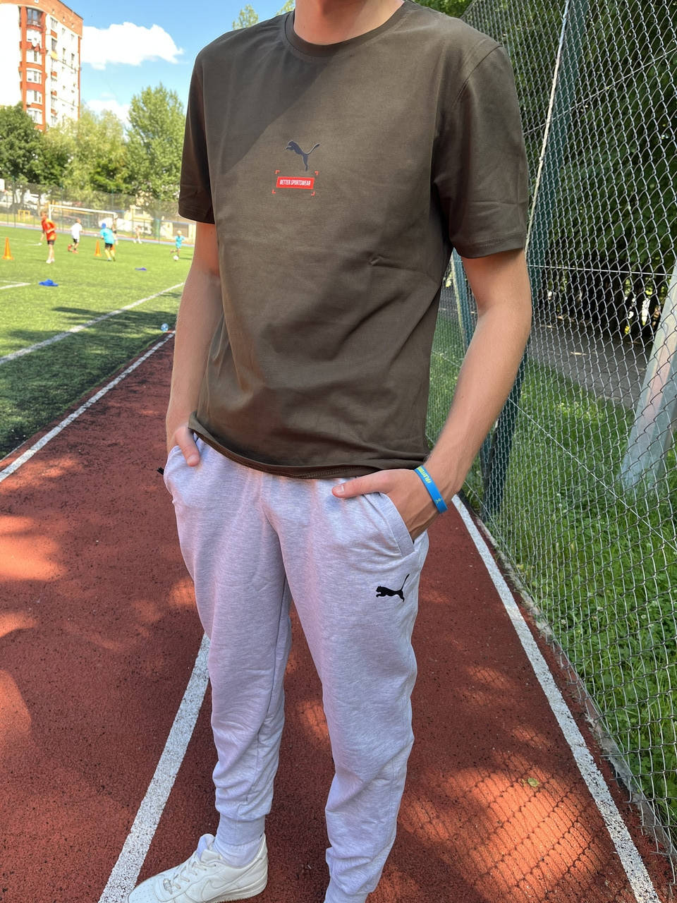 

ФУТБОЛКА МУЖСКАЯ PUMA ХАКИ