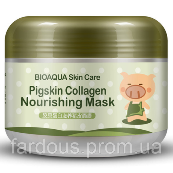 

Ночная маска с коллагеном BIOAQUA Pigskin Collagen Nourishing Mask, 100 гр