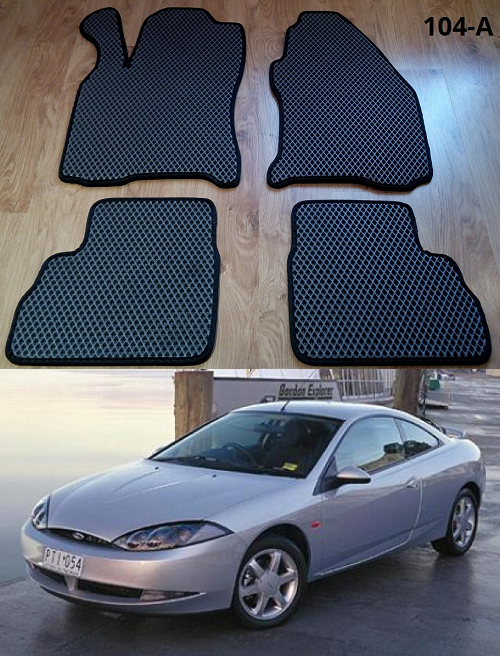 

Коврики ЕВА в салон Ford Cougar '98-01, Черный